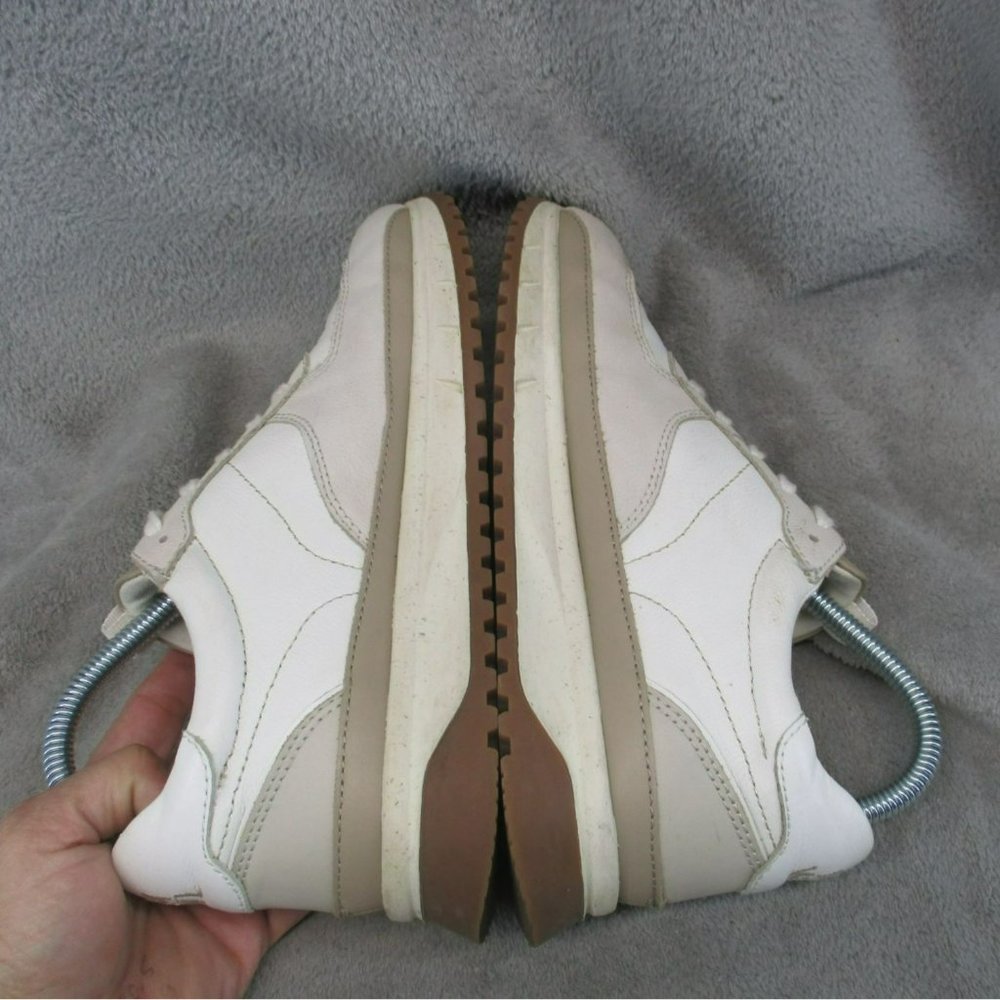 Madewell Shoes Womens Size 7.5 Tan Lace Up Kickoff Trainer Sneakers - Picture 8 of 12